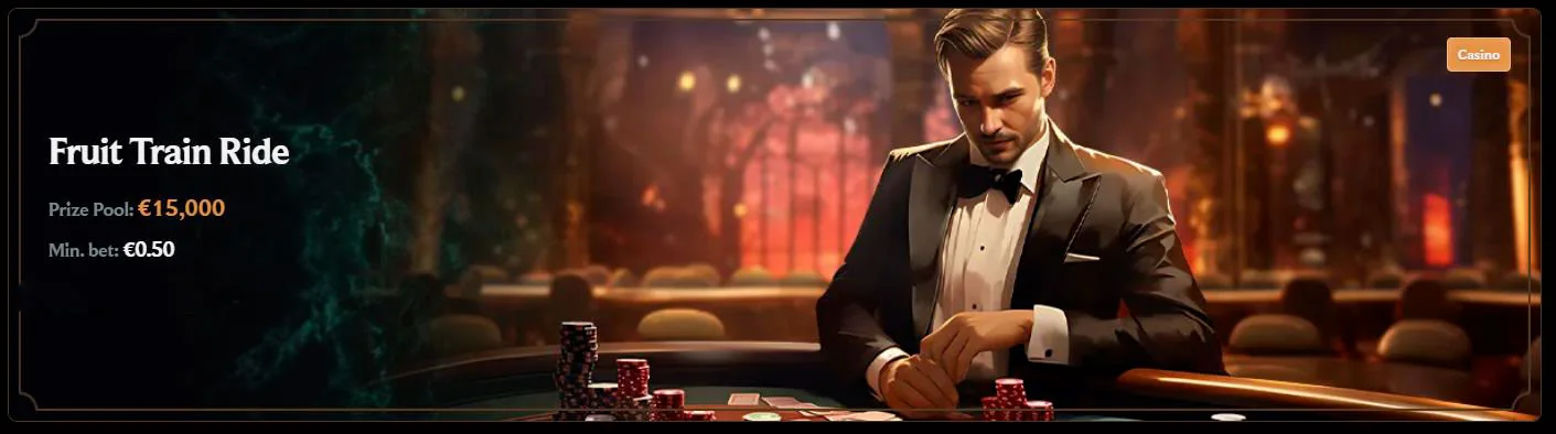 crownplay casino tournament Fruit Train Ride